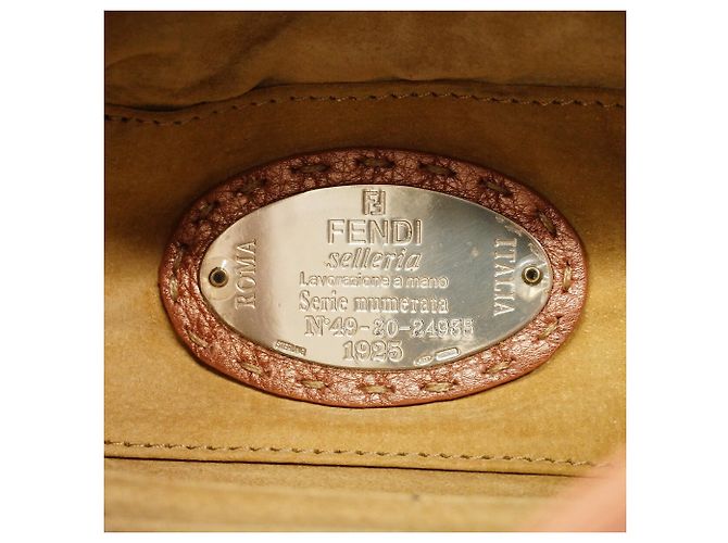 Fendi Selleria Schultertasche Beige - Ansicht 5