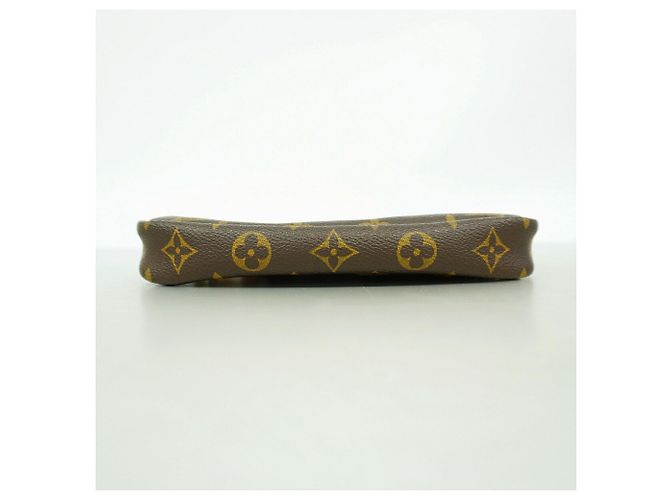 Borsa Louis Vuitton Monogram Pochette Accessoires Marrone - vista 3
