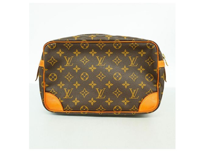 Bolsa de mão Louis Vuitton Monogram Compiegne 28 Marrom - vista 8