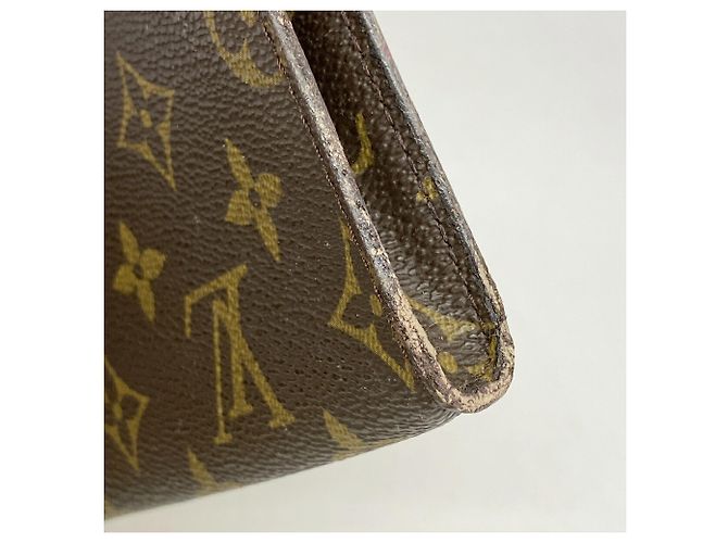 Borsa Tote Louis Vuitton Monogram Bucket PM Marrone - vista 12