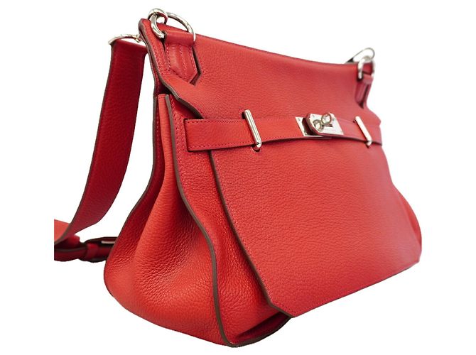 Hermès Borsa a tracolla Hermes Jypsiere 34 Rosso - vista 2