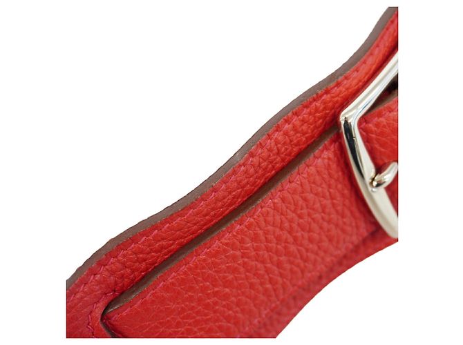 Hermès Borsa a tracolla Hermes Jypsiere 34 Rosso - vista 9