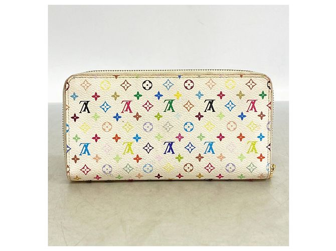 Louis Vuitton Monogram Multicolor Zippy Wallet Pink Weiß - Ansicht 10