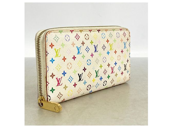 Louis Vuitton Monogram Multicolor Zippy Wallet Pink Weiß - Ansicht 2