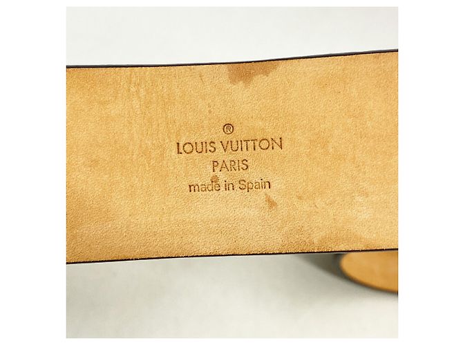 Cintura Louis Vuitton da uomo nera Ceinture Inventeur M9813 Nero - vista 2