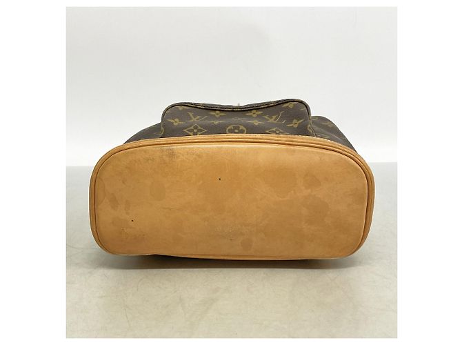 Mochila Louis Vuitton Monogram Montsouris MM Marrom - vista 3