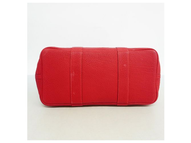 Hermès Sac Cabas Hermes Garden PM Rouge - vue 3