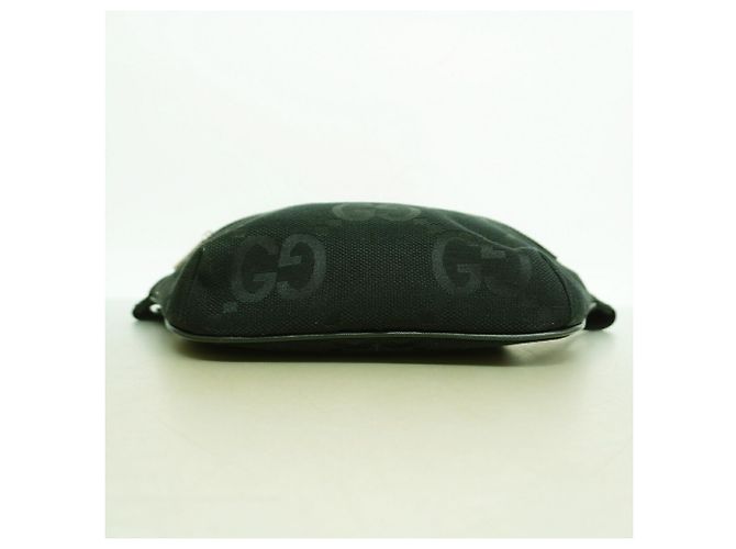 Borsa a tracolla Gucci Jumbo GG Canvas Nero - vista 3