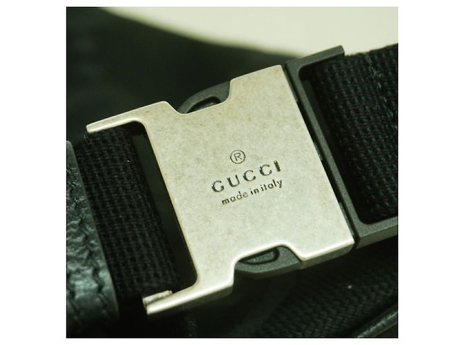 Borsa a tracolla Gucci Jumbo GG Canvas Nero - vista 7