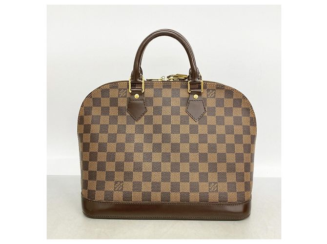 Borsa Louis Vuitton Damier Alma N51131 Ebene Damier ebene - vista 10