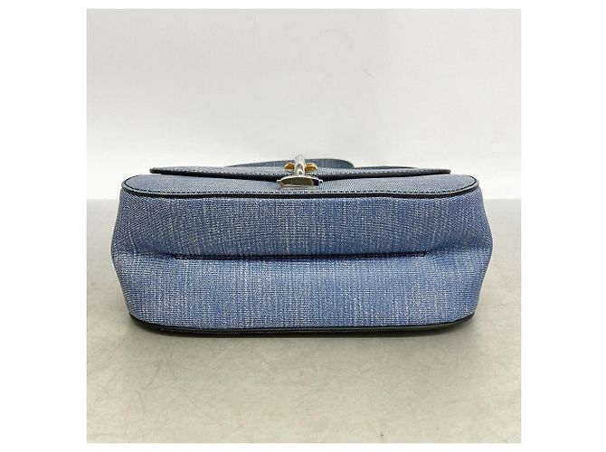 Bolso Louis Vuitton Epi Denim Chain It PM Azul - vista 3