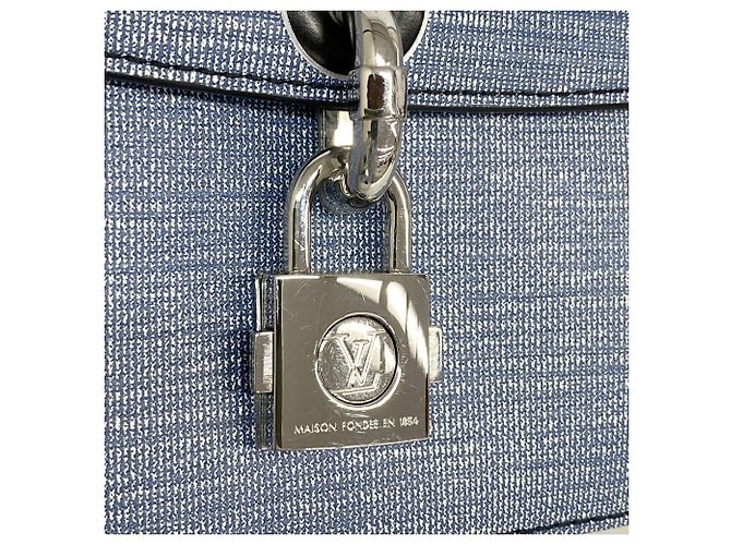 Bolso Louis Vuitton Epi Denim Chain It PM Azul - vista 9
