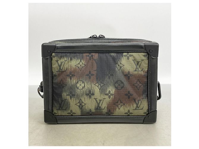 Borsa a tracolla Soft Trunk Monogram Camouflage Louis Vuitton Nero Cachi - vista 11
