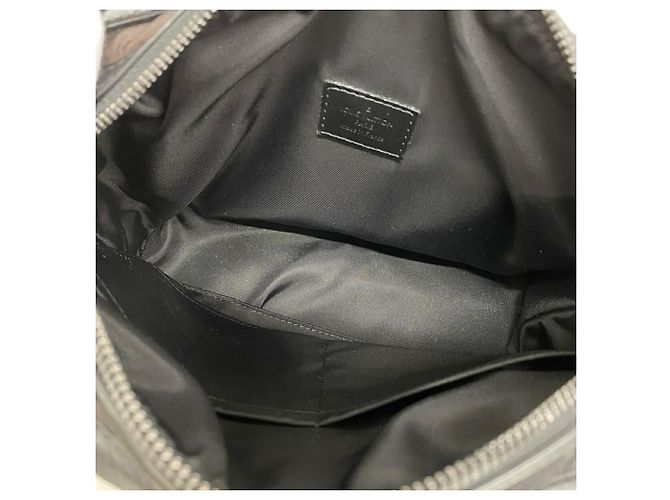 Borsa a tracolla Soft Trunk Monogram Camouflage Louis Vuitton Nero Cachi - vista 4