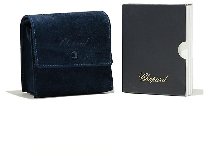 Chopard Happy Diamonds Anello Cuore Oro Bianco 750/18K Mis. 53 Full Set - vista 7