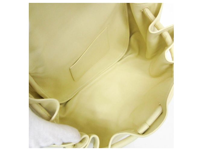 Bottega Veneta Beak Leather Small Beige - Ansicht 3