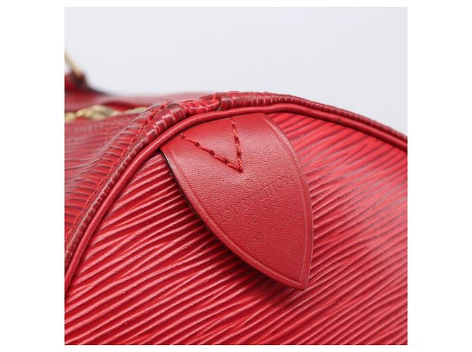 Louis Vuitton Keepall Epi Leather 50 Red - view 6