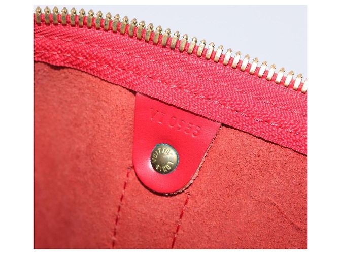 Louis Vuitton Keepall Epi Leather 50 Red - view 7