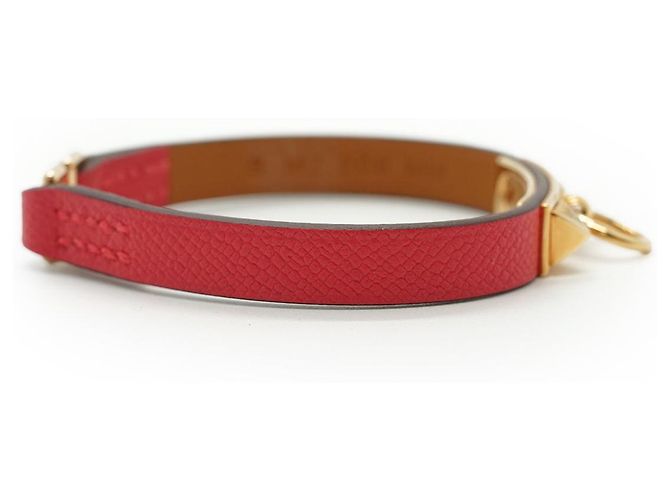 Hermès Bracciale Rivale Mini T2 Marrone Rosa D'oro - vista 3