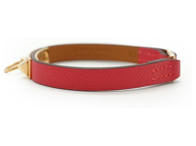 Hermès Bracciale Rivale Mini T2 Marrone Rosa D'oro - vista 4