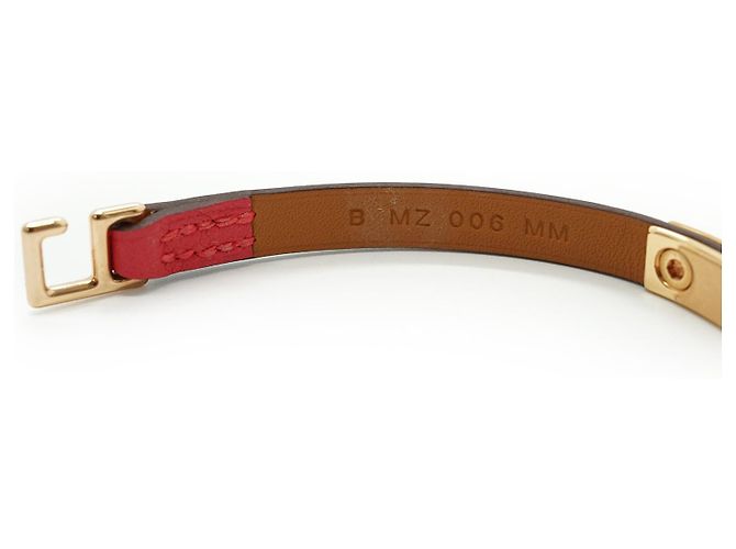 Hermès Bracciale Rivale Mini T2 Marrone Rosa D'oro - vista 7