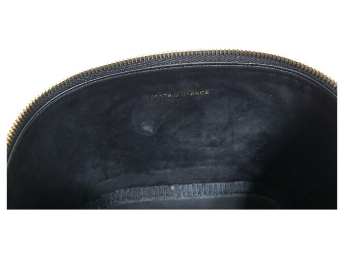 Chanel Borsa Vanity Verticale in Pelle Caviar Nero - vista 12