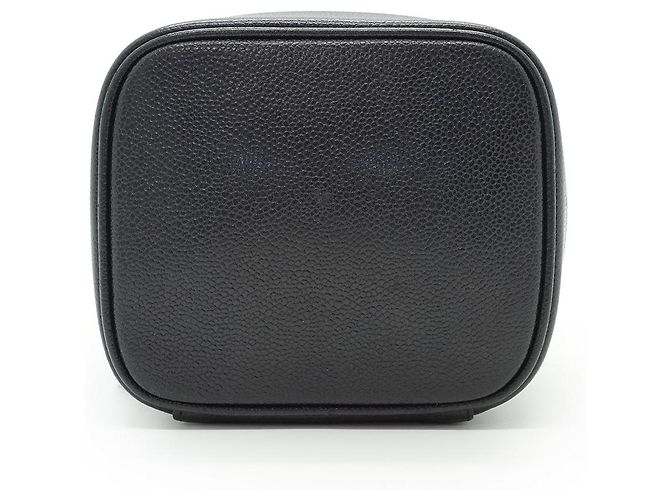 Chanel Borsa Vanity Verticale in Pelle Caviar Nero - vista 5