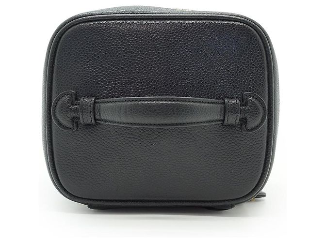 Chanel Borsa Vanity Verticale in Pelle Caviar Nero - vista 8