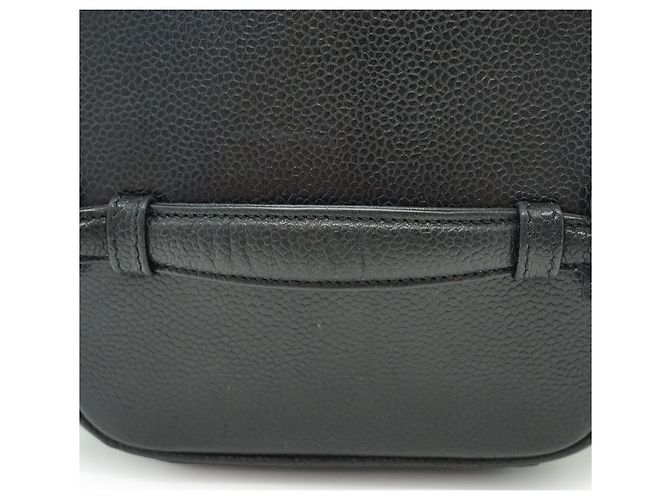 Chanel Borsa Vanity Verticale in Pelle Caviar Nero - vista 9