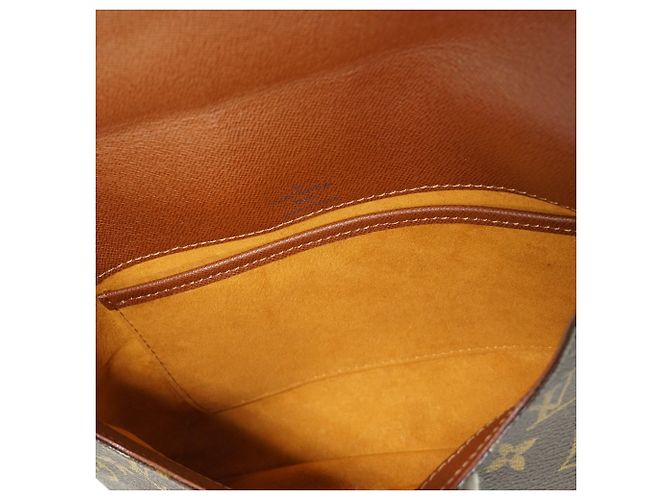 Louis Vuitton Monogram Musette Tango Brown Mustard - view 12