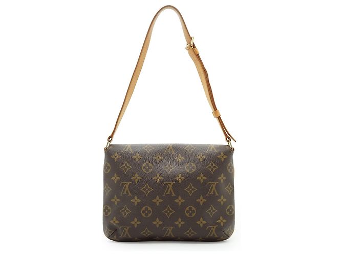 Louis Vuitton Monogram Musette Tango Brown Mustard - view 2