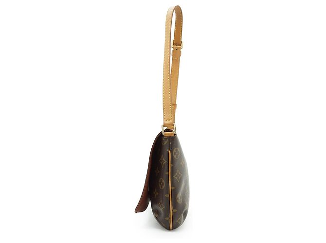 Louis Vuitton Monogram Musette Tango Brown Mustard - view 3