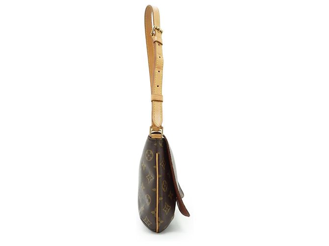 Louis Vuitton Monogram Musette Tango Brown Mustard - view 4