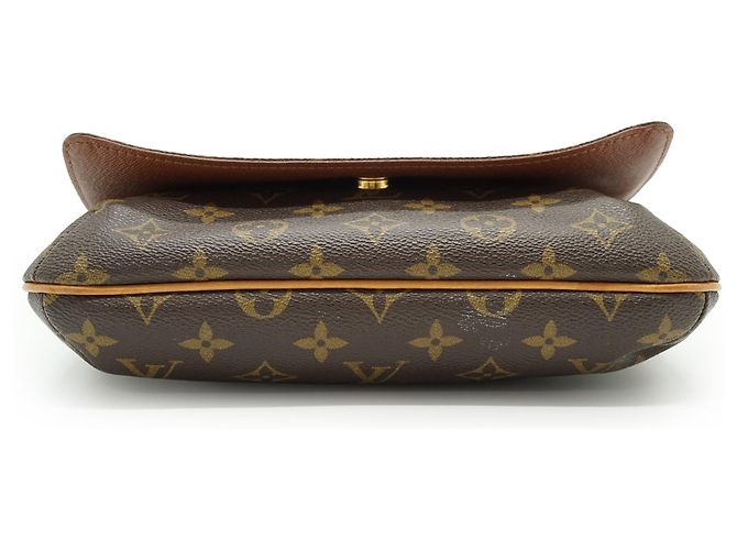 Louis Vuitton Monogram Musette Tango Brown Mustard - view 5