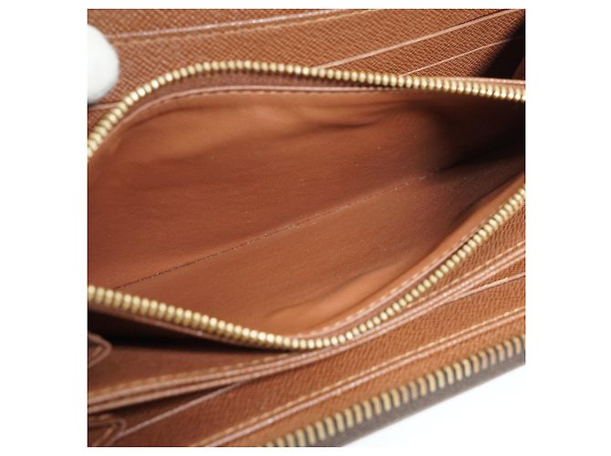 Louis Vuitton Cartera Zippy Long Monogram Castaño - vista 12