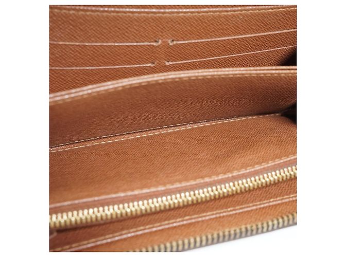 Louis Vuitton Cartera Zippy Long Monogram Castaño - vista 13