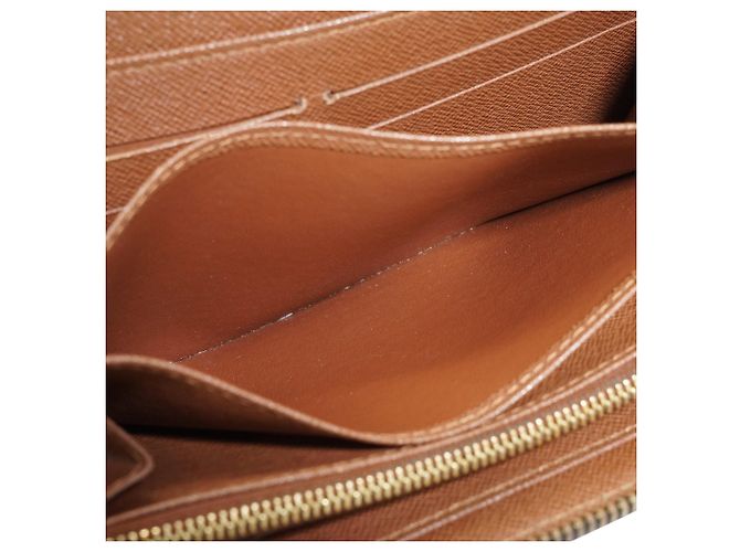 Louis Vuitton Cartera Zippy Long Monogram Castaño - vista 14
