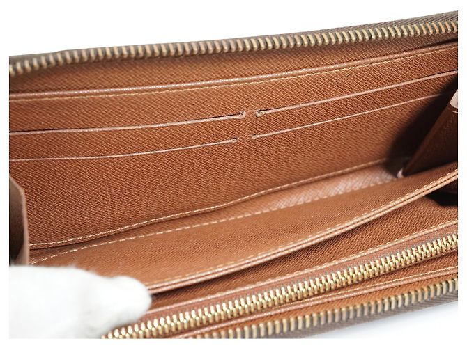 Louis Vuitton Cartera Zippy Long Monogram Castaño - vista 15