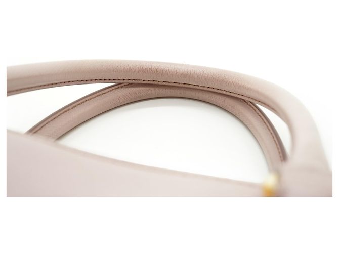 Prada Tote Double Zip Galleria Orchidea Medium em Saffiano 2way Rosa - vista 11