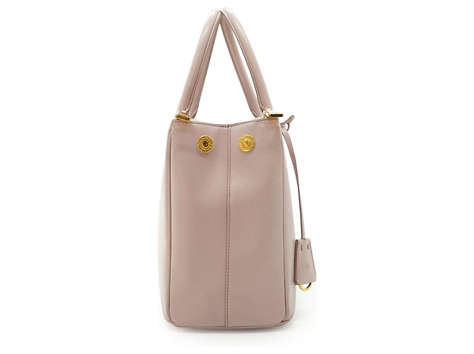 Prada Tote Double Zip Galleria Orchidea Medium em Saffiano 2way Rosa - vista 3