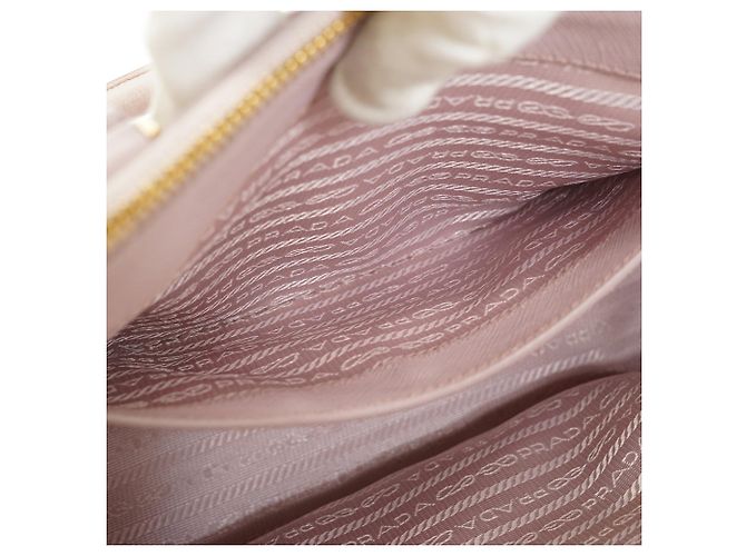 Prada Bolso Tote Double Zip Galleria Orchidea Medium de Saffiano 2way Rosa - vista 16