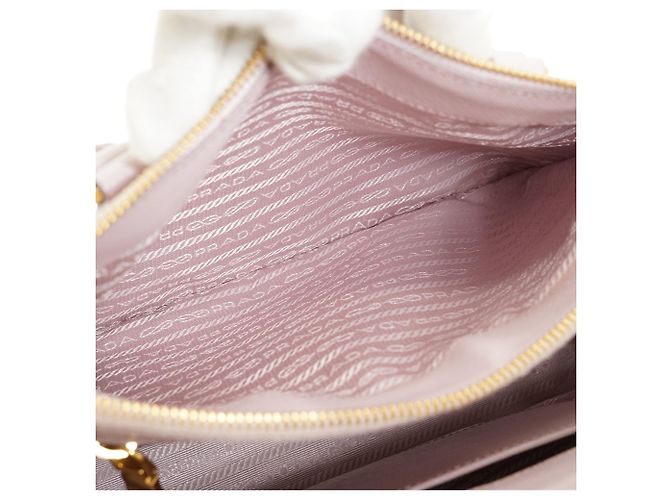 Prada Bolso Tote Double Zip Galleria Orchidea Medium de Saffiano 2way Rosa - vista 19