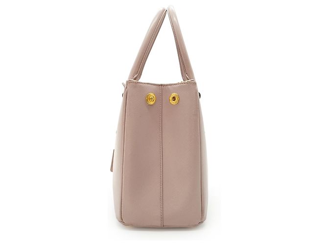 Prada Tote Double Zip Galleria Orchidea Medium em Saffiano 2way Rosa - vista 4