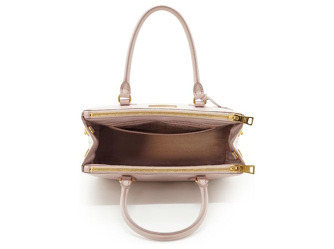 Prada Tote Double Zip Galleria Orchidea Medium em Saffiano 2way Rosa - vista 8