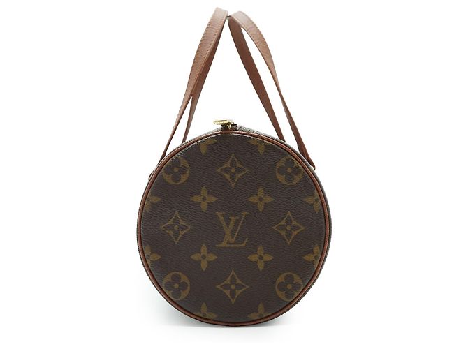 Louis Vuitton Monogram Papillon 26 Marrone Pelle - vista 4