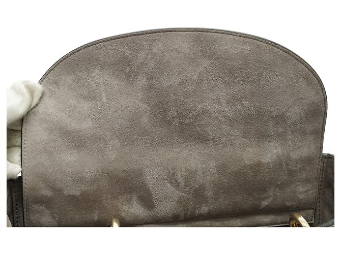 Lady Dior My ABCDior Cannage Supple Metallic Lambskin Medium Argenté Gris - vue 13