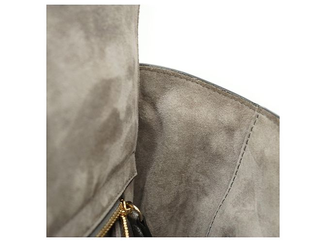 Lady Dior My ABCDior Cannage Supple Metallic Lambskin Medium Silber Grau - Ansicht 20