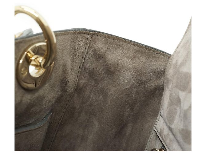 Lady Dior My ABCDior Cannage Supple Metallic Lambskin Medium Silber Grau - Ansicht 21