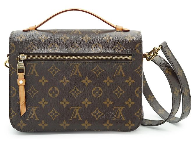 Louis Vuitton Monogram Pochette Metis MM Braun - vista 2