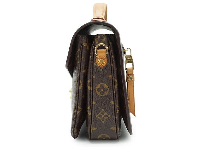 Louis Vuitton Monogram Pochette Metis MM Braun - vista 3